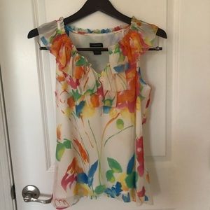 Bright floral Tank top